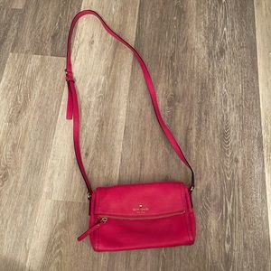 Pink Kate Spade crossbody purse